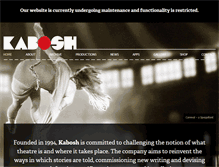 Tablet Screenshot of kabosh.net